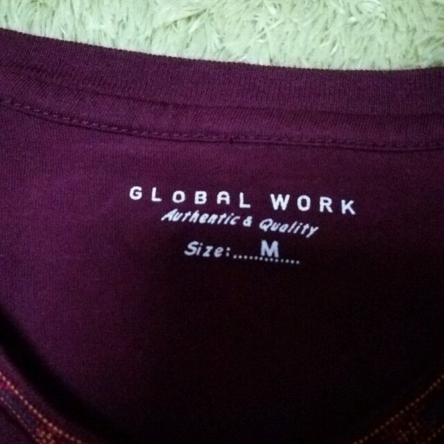 GLOBAL WORK(グローバルワーク)のｸﾞﾛｰﾊﾞﾙﾜｰｸ⭐Tｼｬﾂ メンズのトップス(Tシャツ/カットソー(七分/長袖))の商品写真