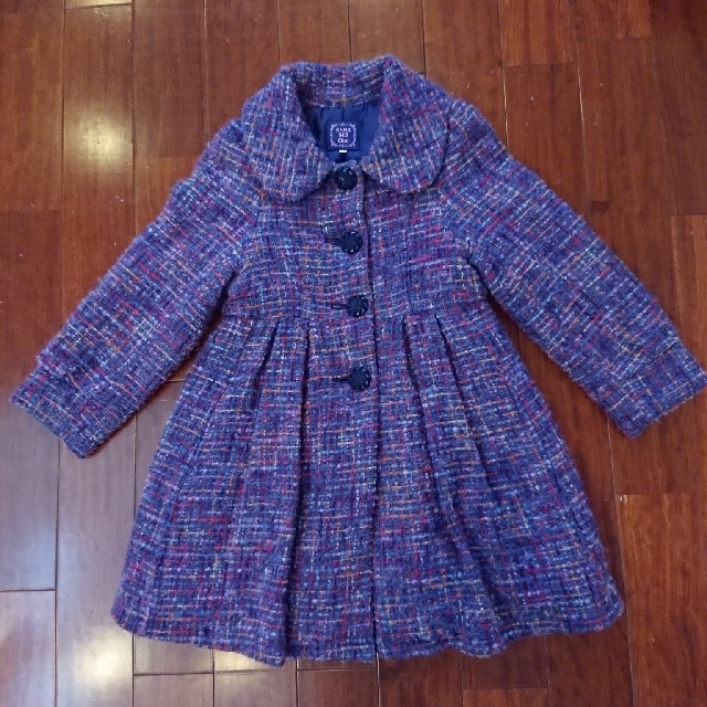 ANNA SUI mini(アナスイミニ)のANNA SUI mini 130㎝ ツイートコート キッズ/ベビー/マタニティのキッズ服女の子用(90cm~)(コート)の商品写真