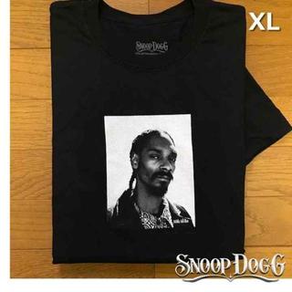 スヌープドッグ(Snoop Dogg)のレア！スヌープ・ドッグ Tシャツ フォトプリントT【XL】黒 新品 180718(Tシャツ/カットソー(半袖/袖なし))