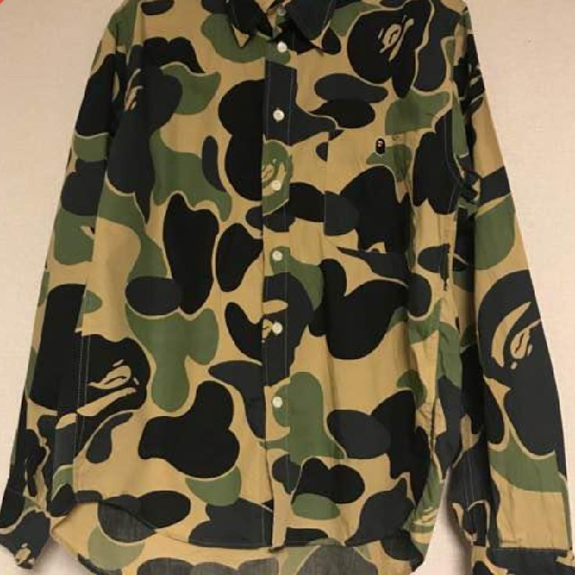 A BATHING APE(アベイシングエイプ)の(本日特別価格)APE初期カモフラ長袖シャツ メンズのトップス(シャツ)の商品写真