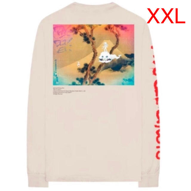 トップスXXL kids see ghosts ロンT off-white