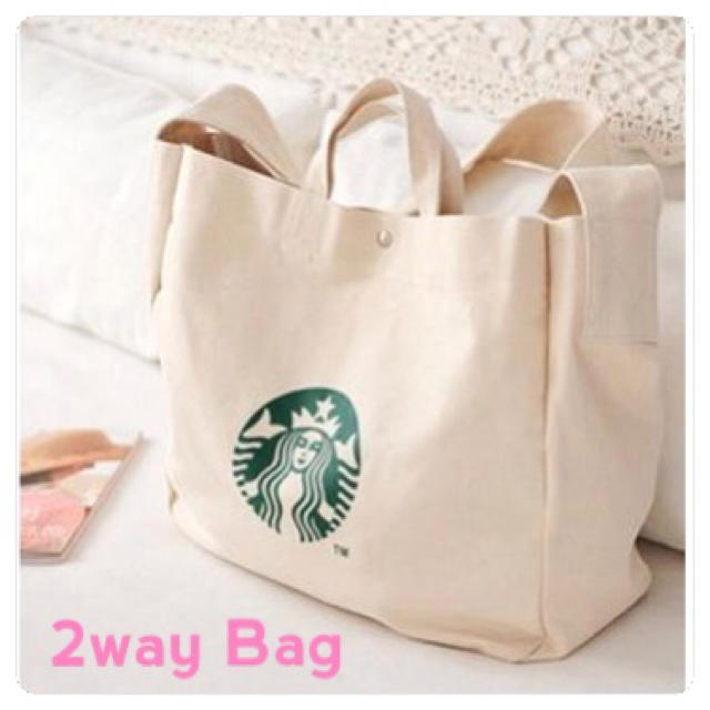 Starbucks Coffee(スターバックスコーヒー)のスタバ 2way トートバッグ ショルダーバッグ レディースのバッグ(トートバッグ)の商品写真