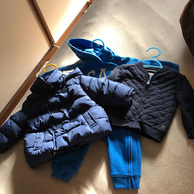 babyGAP(ベビーギャップ)の冬のアウターセット カバーオール GAP ZARA ベビー服 キッズ/ベビー/マタニティのベビー服(~85cm)(ジャケット/コート)の商品写真