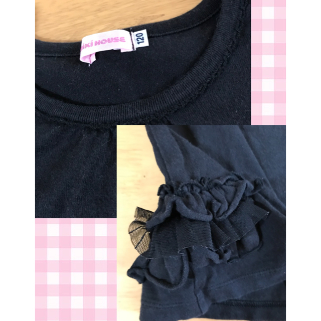 mikihouse(ミキハウス)のmikihouse リーナちゃん 長袖Tシャツ 120 キッズ/ベビー/マタニティのキッズ服女の子用(90cm~)(Tシャツ/カットソー)の商品写真