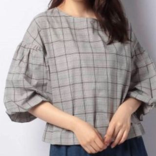 テチチ(Techichi)の●moka様専用●新品 Techichi TERRACE ブラウス グレンチェッ(シャツ/ブラウス(長袖/七分))