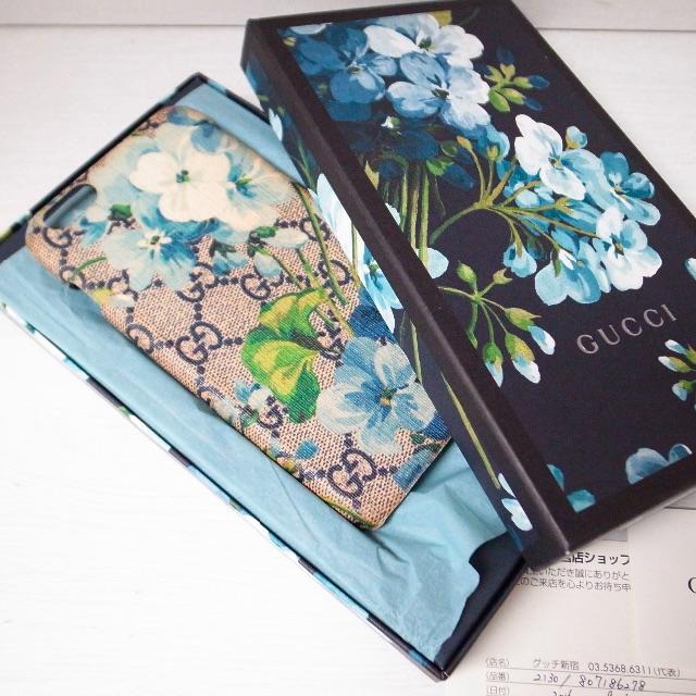 Gucci - 正規品♡最安値♡グッチ　iPhoneケース　携帯カバー　GGスプリーム　花柄の通販 by faen｜グッチならラクマ