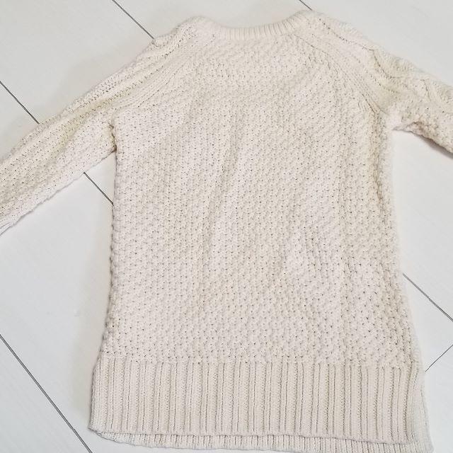 babyGAP(ベビーギャップ)の(サイズ80)綿100％ケーブルニットワンピ キッズ/ベビー/マタニティのベビー服(~85cm)(ワンピース)の商品写真