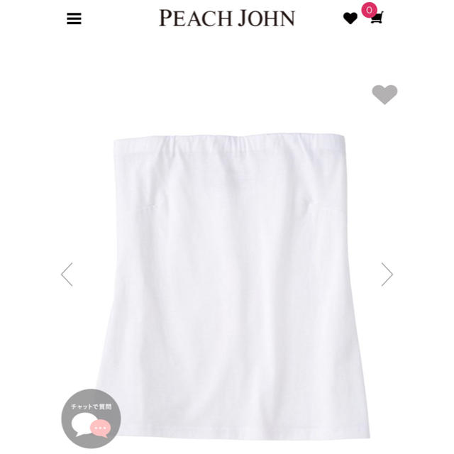 PEACH JOHN(ピーチジョン)の【新品】peach John ピーチジョン チューブトップ レディースのトップス(ベアトップ/チューブトップ)の商品写真