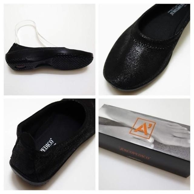 ARCOPEDICO(アルコペディコ)の【新品】 アルコペディコ　バレリーナルクス 37(24cm) ブラック☆ レディースの靴/シューズ(バレエシューズ)の商品写真