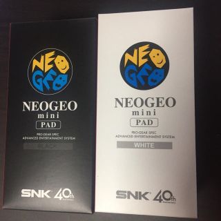 ネオジオ(NEOGEO)のNEO GEO mini pad 白 黒 新品未開封(家庭用ゲーム機本体)