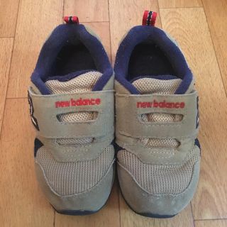 ニューバランス(New Balance)の美品！記名なし！ニューバランス312ベージュ！15.5センチ！(スニーカー)