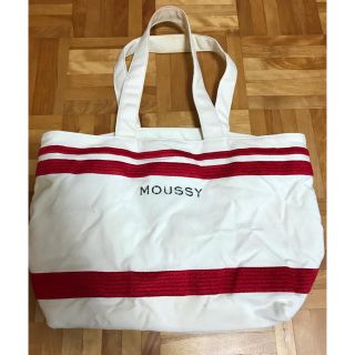 マウジー(moussy)のマウジートートバッグ（レッド）(トートバッグ)