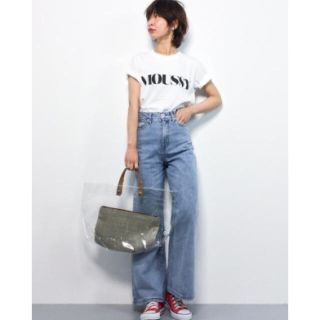 マウジー(moussy)のmoussy ロゴティシャツ LETTERED TSJ(Tシャツ(半袖/袖なし))