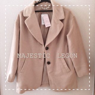 マジェスティックレゴン(MAJESTIC LEGON)の大人気♡新品ハーフコート☆(チェスターコート)