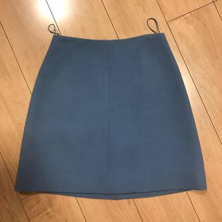 カルヴェン(CARVEN)のカルヴェン  新品未使用  水色  スカート レッドヴァレンティノ ミュウミュウ(ひざ丈スカート)