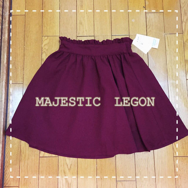 MAJESTIC LEGON(マジェスティックレゴン)の☆新品♡ギャザーフレアースカート☆ レディースのスカート(ミニスカート)の商品写真