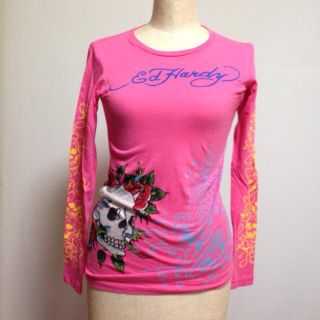 エドハーディー(Ed Hardy)の値下げ！Ed Hardy  プリントT(Tシャツ(長袖/七分))