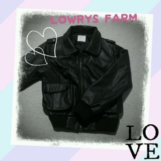 ローリーズファーム(LOWRYS FARM)のLOWRYS FARMのレザージャケット(ライダースジャケット)