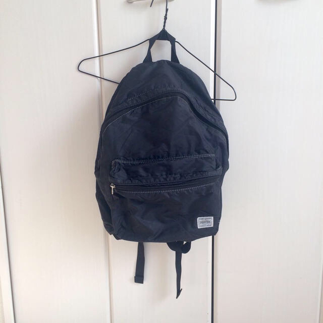 PORTER(ポーター)のポーター黒リュック レディースのバッグ(リュック/バックパック)の商品写真
