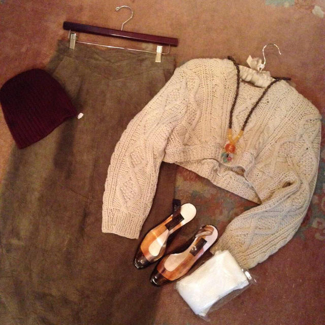 Lochie (ロキエ) レザースカート レディースのスカート(ロングスカート)の商品写真