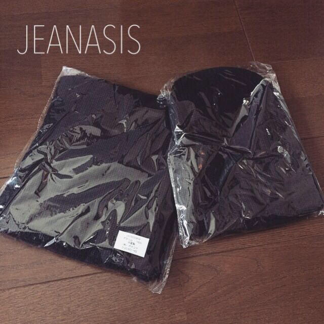 JEANASIS(ジーナシス)のJEANASIS▽ニット帽ストールSET レディースのファッション小物(マフラー/ショール)の商品写真