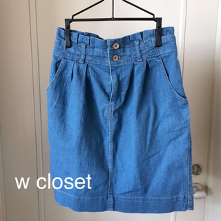 ダブルクローゼット(w closet)のw closetタイトスカート(ひざ丈スカート)