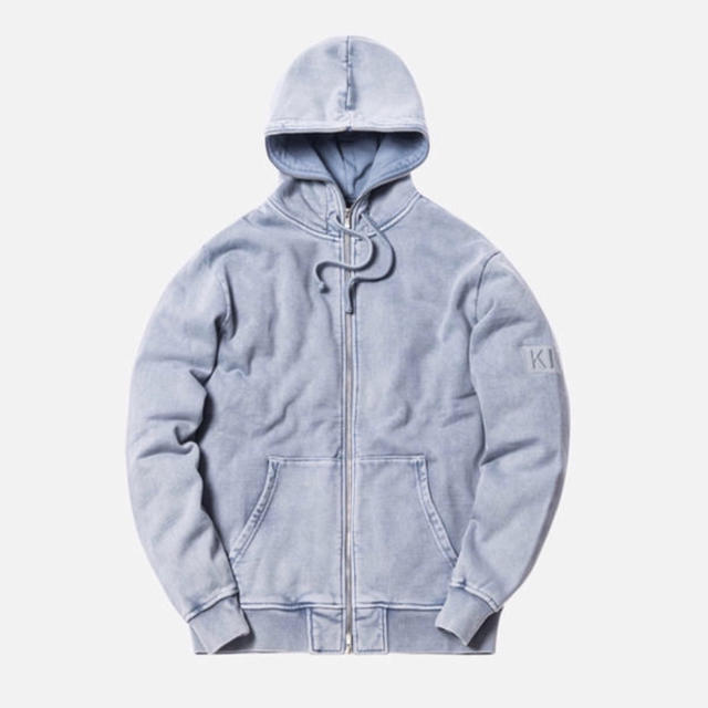 KITH INDIGO WILLIAMS FULL ZIP HOODIE