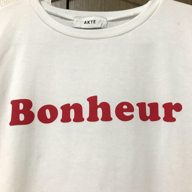 【AKTE】ボヌールTシャツ レディースのトップス(Tシャツ(半袖/袖なし))の商品写真