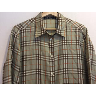 バーバリー(BURBERRY)のBurberry ノバチェック シャツ シルク100%(シャツ)