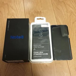 サムスン(SAMSUNG)のSamsung Galaxy Note8 SM-N950FD ブラック 美品(スマートフォン本体)