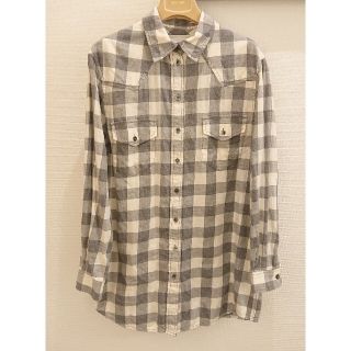 スリーワンフィリップリム(3.1 Phillip Lim)の3.1 phillip lim ◯ オーガニックコットン グレーチェックシャツ(シャツ/ブラウス(長袖/七分))