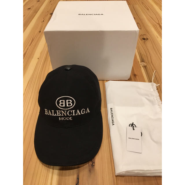 大人気☆ 【値下げ可】balenciaga bb mode cap bbロゴ キャップ