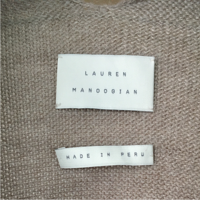 L'Appartement DEUXIEME CLASSE(アパルトモンドゥーズィエムクラス)の【LAUREN MANOOGIAN】WIDE Knit Cardigan レディースのトップス(カーディガン)の商品写真