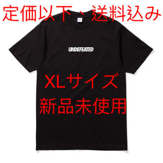アンディフィーテッド(UNDEFEATED)のUndefeated Logo Tee s/s XLサイズ ブラック 定価以下(Tシャツ/カットソー(半袖/袖なし))