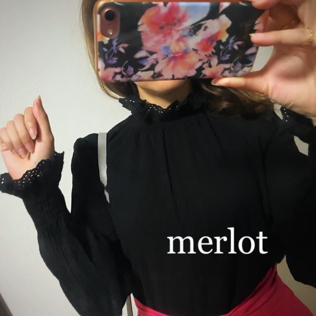 merlot(メルロー)の☆merlot☆メルロー  ブラウス レディースのトップス(シャツ/ブラウス(長袖/七分))の商品写真