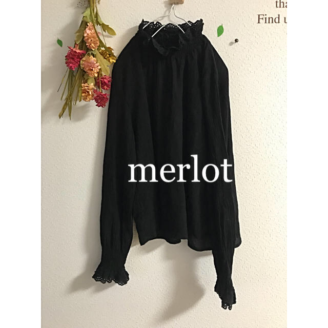 merlot(メルロー)の☆merlot☆メルロー  ブラウス レディースのトップス(シャツ/ブラウス(長袖/七分))の商品写真