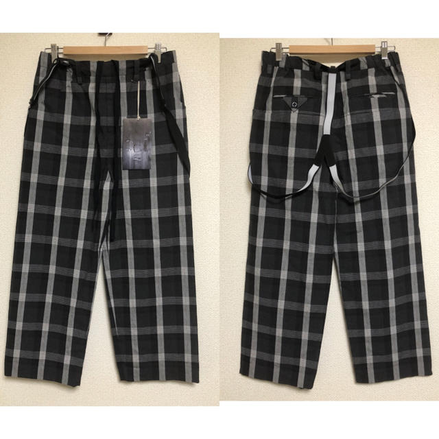 SUNSEA Check Straight Pants 18SS SUNSEA Check Straight Pants 18SS