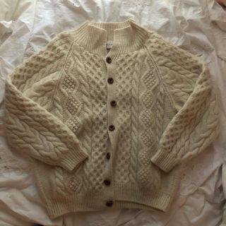 ロキエ(Lochie)のjantiques vintage  knit cardigan(カーディガン)