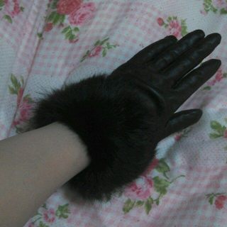 クロエ(Chloe)のクロエ 本物ラビットファー手袋(手袋)