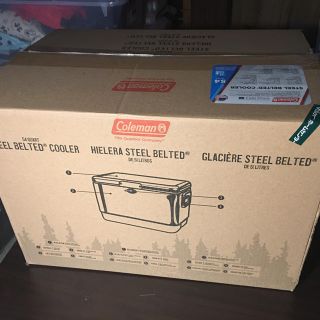 コールマン(Coleman)のよーい様専用  未使用 コールマン スチールベルトクーラー54QT(その他)