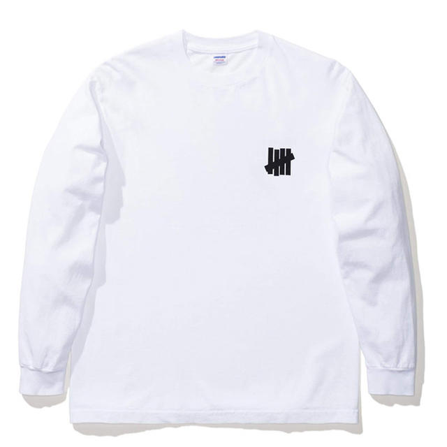 UNDEFEATED(アンディフィーテッド)のUNDEFEATED ICON L/S TEE XLサイズ ホワイト新品定価以下 メンズのトップス(Tシャツ/カットソー(七分/長袖))の商品写真