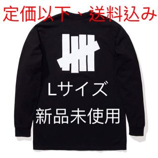 アンディフィーテッド(UNDEFEATED)のUNDEFEATED ICON L/S TEE Lサイズ ブラック 新品定価以下(Tシャツ/カットソー(七分/長袖))