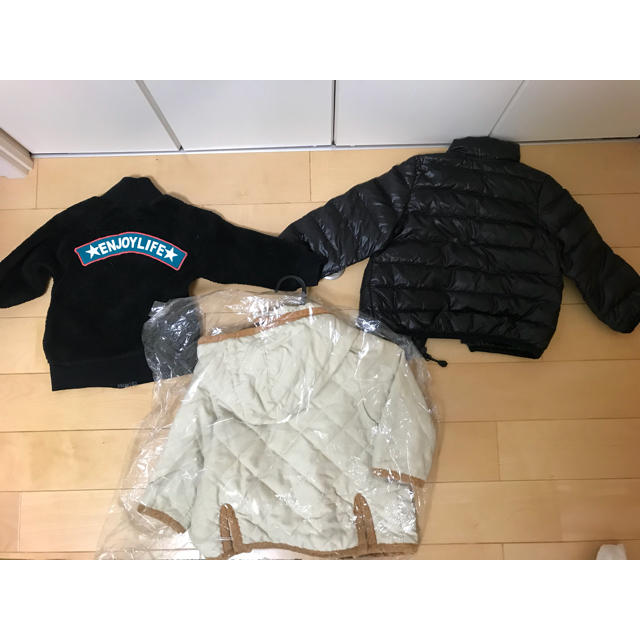 BeBe(ベベ)のbebeのコート、ダウン、フリース3点セット キッズ/ベビー/マタニティのキッズ服女の子用(90cm~)(コート)の商品写真