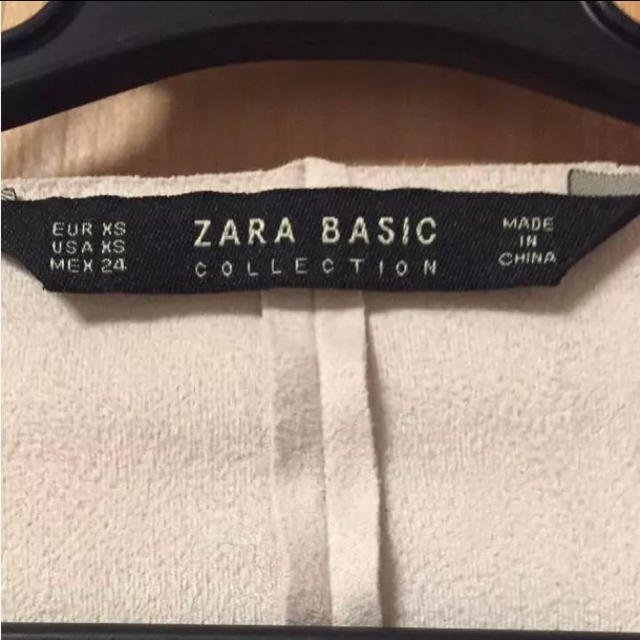 ZARA(ザラ)のZARA スウェードジャケット レディースのジャケット/アウター(ノーカラージャケット)の商品写真