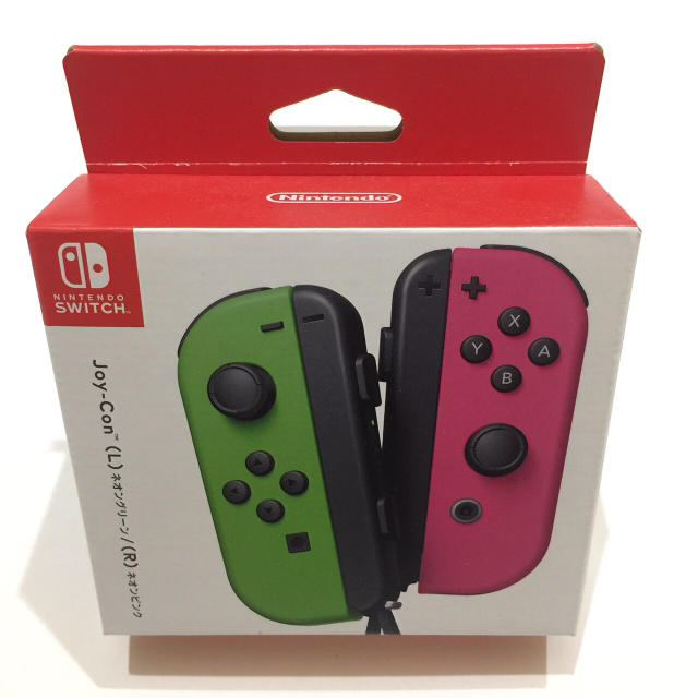 Nintendo Switch - Joy-Conネオングリーン/ ネオンピンク (Nintendo Switch)の通販 by