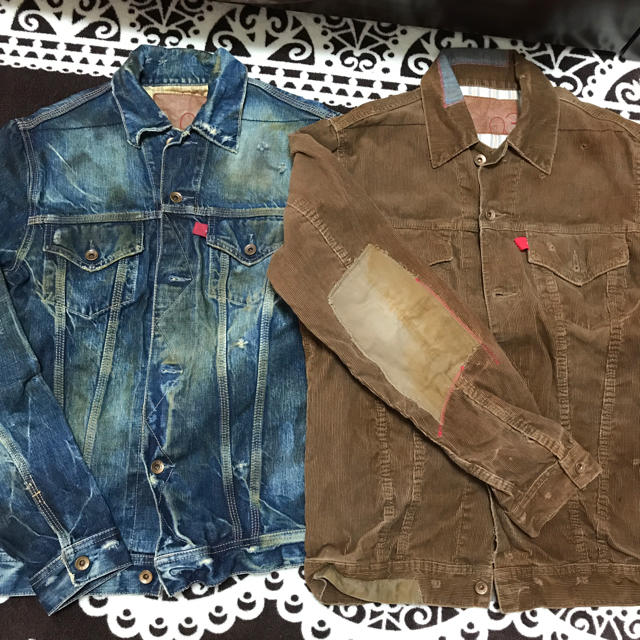 激安単価で】 アナクロノーム デニム&コーデュロイジャケット ε κ