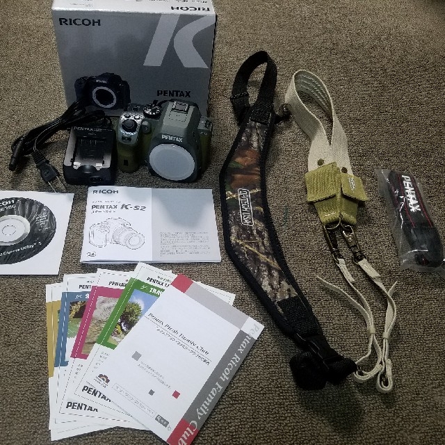 激レア!pentax k-s2 ボディ フォレストグリーン ストラップおまけ