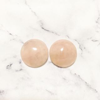 ロキエ(Lochie)のVintage ＊ pink marble retro pop earring(イヤリング)