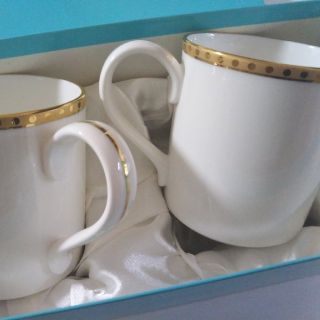 ティファニー(Tiffany & Co.)のRUI様専用TIFFANY GOLDバンドマグカップ(グラス/カップ)