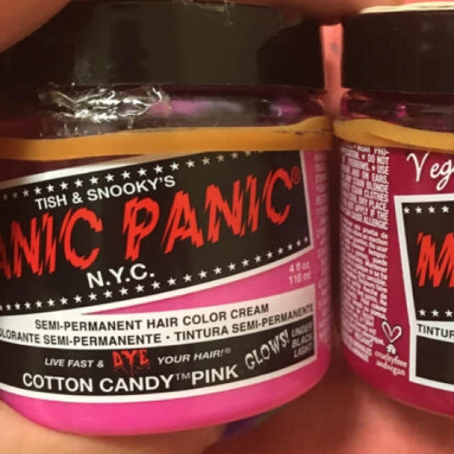 マニックパニック   コットンキャンディピンク コスメ/美容のヘアケア/スタイリング(カラーリング剤)の商品写真
